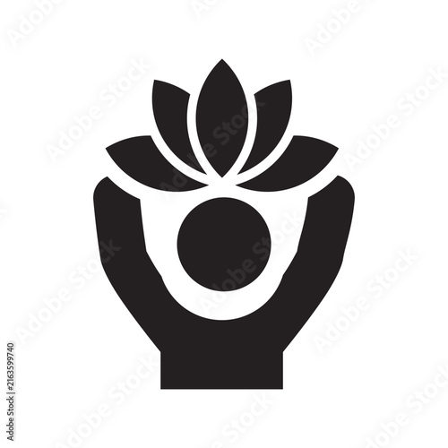 Mindfulness Partners Icon Vector Well-being, Meditation, Mental Health
