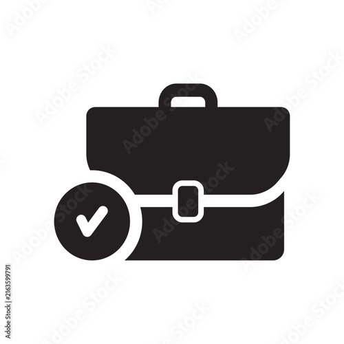 Professional Briefcase Icon Vector