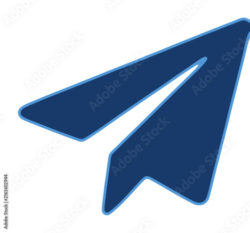 Modern stylized arrow icon with transparent background for graphic design use