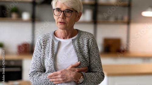 Woman with shortness of breath