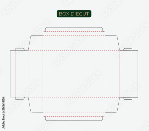 Customize box diecut design packaging