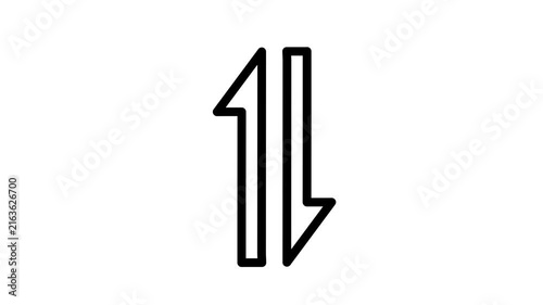 Mobile Data Network Signal Icon Animation