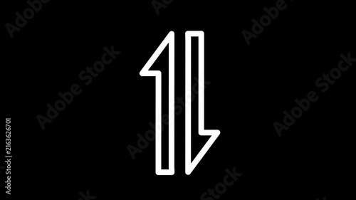 Mobile Data Network Signal Icon Animation
