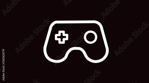 Gaming Controller Gamepad Symbol Animation