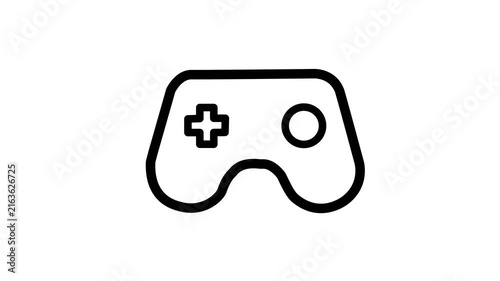 Gaming Controller Gamepad Symbol Animation