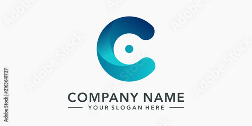 Company Name Logo Design Template white background