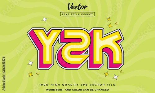 y2k retro text effect editable