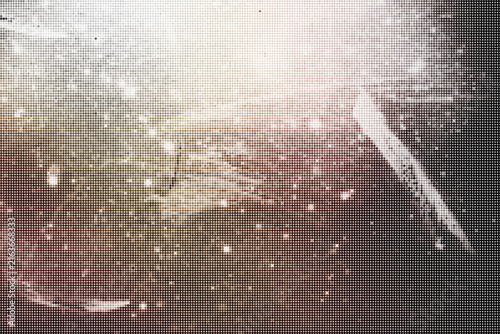 Abstract halftone pattern with soft gradient light effect