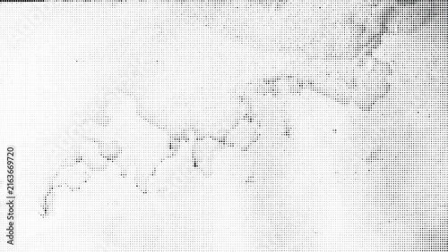 Black and white halftone texture for artistic backdrop