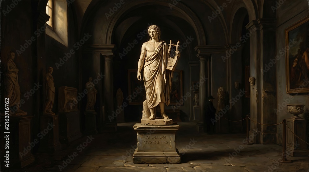 Fototapeta premium Greek marble statue in museum