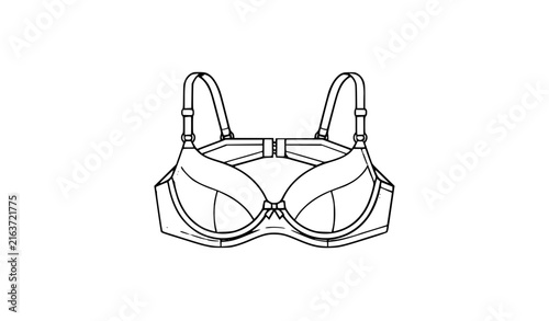 female bag isolated on white background