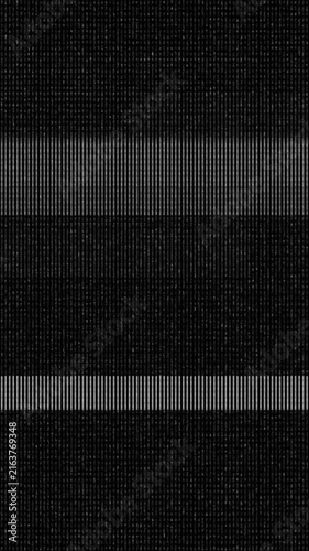 Analog television noise static screen distortion retro signal texture