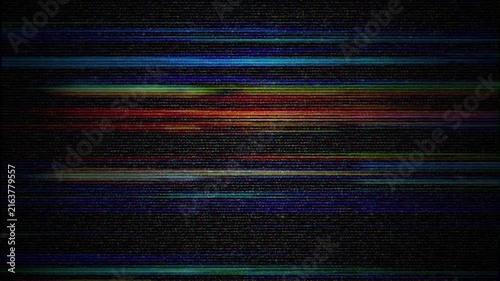 Retro analog tv glitch noise distortion pattern