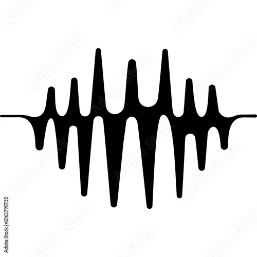 Dynamic Audio Waveform Icon