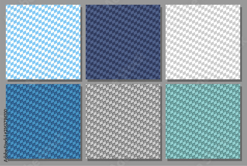 Vector Checkered Seamless Patterns