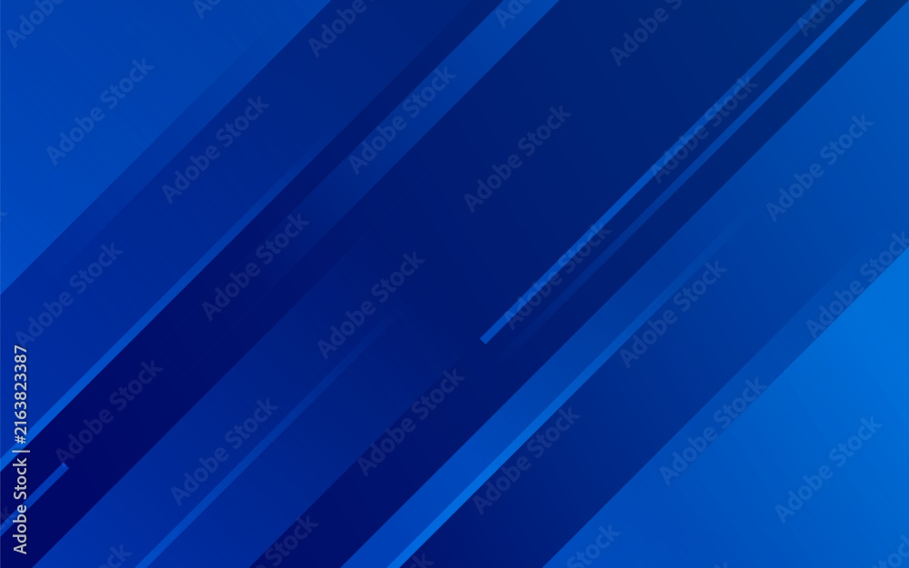 Obraz premium Professional blue corporate banner background with dynamic diagonal stripes for modern digital technology and business website design themes