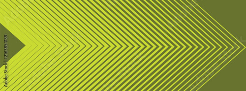 Green Chevron Pattern with Fading Lines on Olive Background