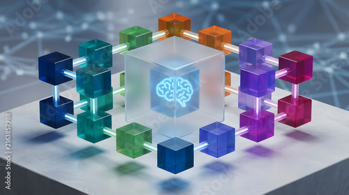 Decentralized Artificial Intelligence Brain on a Blockchain Network