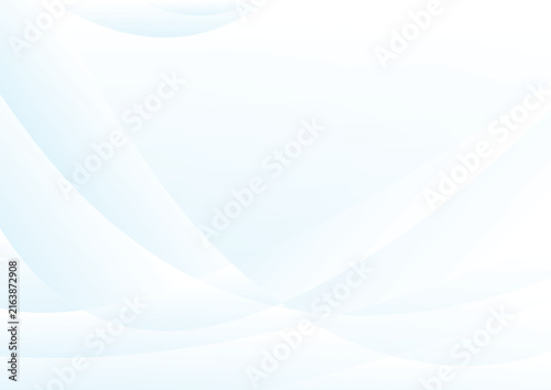 Modern light blue abstract background featuring elegant soft waves and dynamic curved flow
