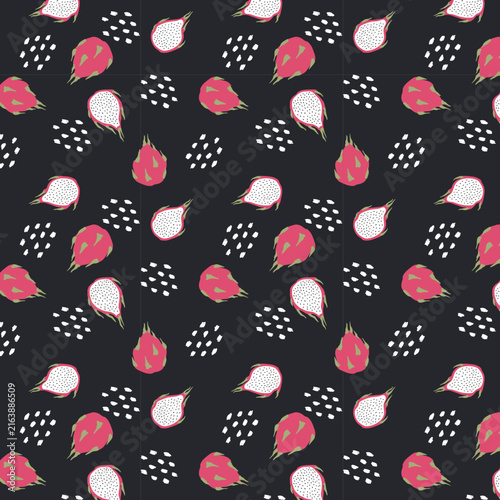 Foto Kida Allover Seamless Pattern for concept print