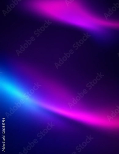 Canvastavla Dark purple pink blue gradient background with blurred neon color flow and grain