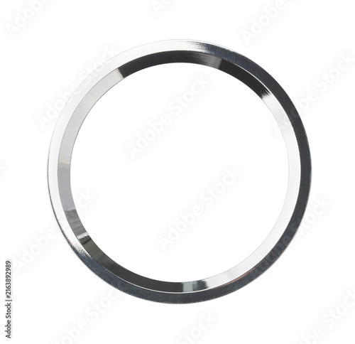 Top view of stainless steel ring