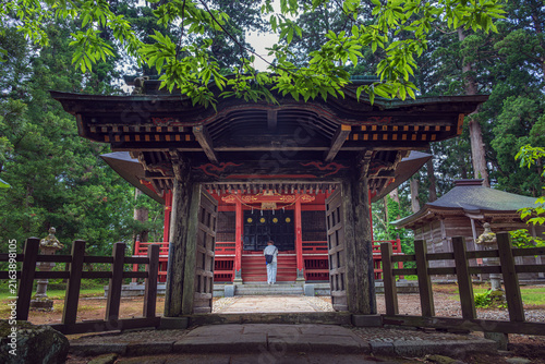 山形 出羽三山神社 東照社と参拝者