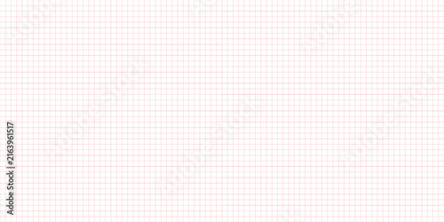 White graph paper with red lines
