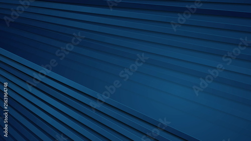 Dark blue geometric stripes abstract minimal tech background