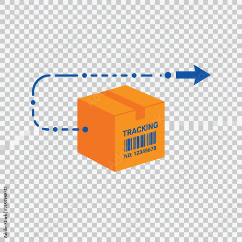 Product Return Process Icon With Reverse Arrow 