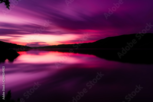 Foto Sunset violet