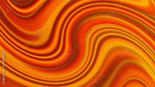 Swirling orange and yellow abstract background, fluid motion and texture