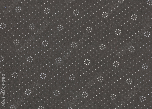 Obraz na płótnie black fabric texture, black non slip fabric texture photo - rubber dotted rug gr