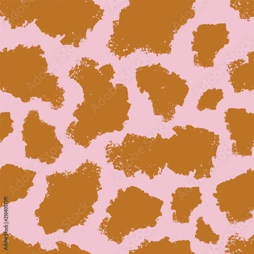 Abstract seamless pattern. Endless texture, background with spots, rough stai...