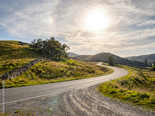 Country Road Through Mountain Landscape
