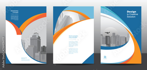 Template vector design set for Brochure, AnnualReport, Corporate Presentation, Portfolio, Flyer, layout modern, posters collection Eps10
