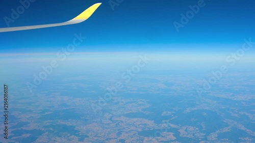 view from the plane