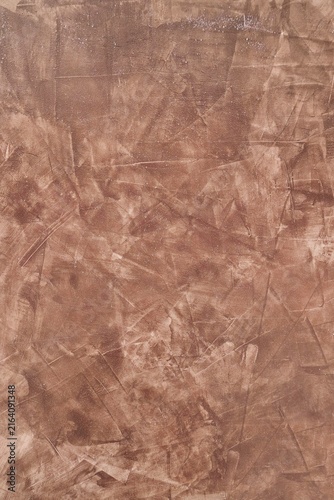 Concrete wall brown color for texture background