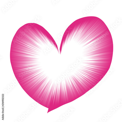 Fotografie A beautiful symbol of love and affection, expressing warmth, connection, and emotional harmony