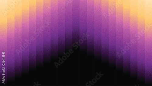 Purple Black Transition Gradient Background, Abstract Purple Yellow Grainy Stripe Gradient Wallpaper