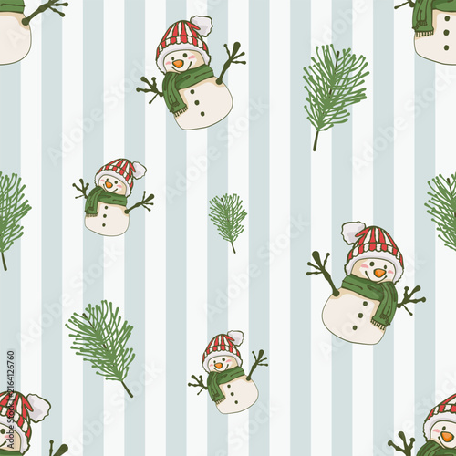 festive Christmas element consists of seamless wallpaper background icon card and vector suitable for any design works and gives lovely happy xmas vibe and I drew it myself all aren't ai generated