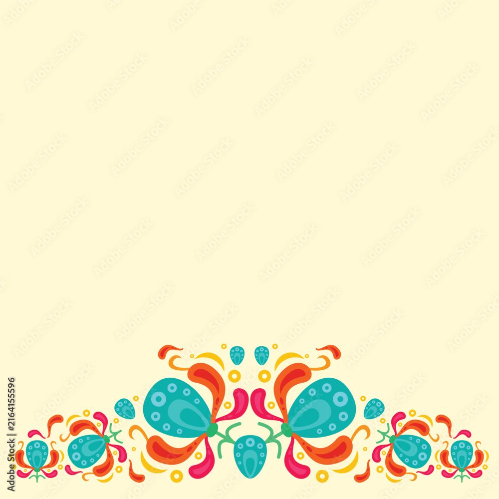 Obraz premium Hispanic heritage frame set design-12