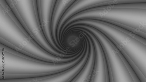 Monochrome Circular Tunnel Background Seamless Loop