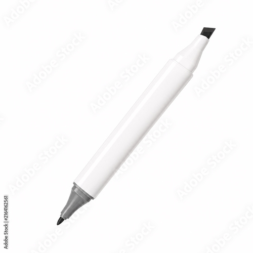 Close-up of a white marker pen