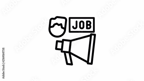 promotion minimalist stroke animation