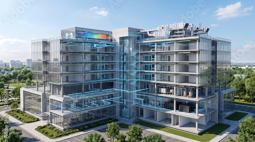Modern Smart Building with Digital Twin BIM Systems Infrastructure