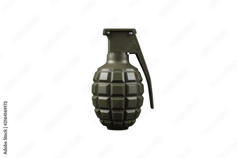 Fototapeta premium Hand grenade military explosive weapon for war concept