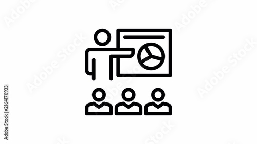 training minimalist stroke animation