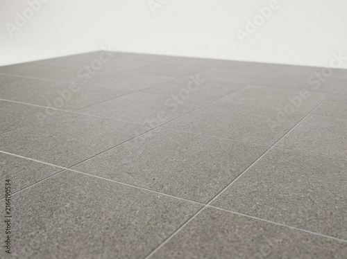 Dark Grey Matte Porcelain Floor Tiles with Speckled Granite Texture