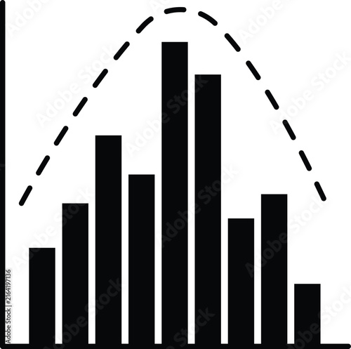 Bar Chart Business Graph with Upward Arrow on White Background Representing Growth, Finance, Sales, Profit, Market Analysis and Financial Success